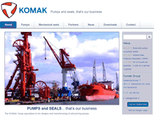 Tablet Screenshot of komak.nl